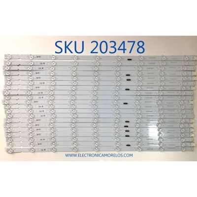 KIT DE LED'S PARA TV SONY ((20 PIEZAS)) / NUMERO DE PARTE MBL-65030D018SN0 / MBL-65030D018SN0L / MBL-65030D018SN0R / ABD62T4 / I0312 / L00010 / R00279 / 01W35-D E313218 / PANEL YD9F065DND01 / MODELOS XBR-65X950G / XBR65X950G